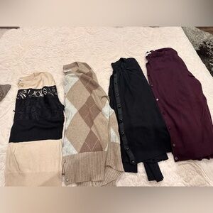 Lot of 4 Women's cardigans